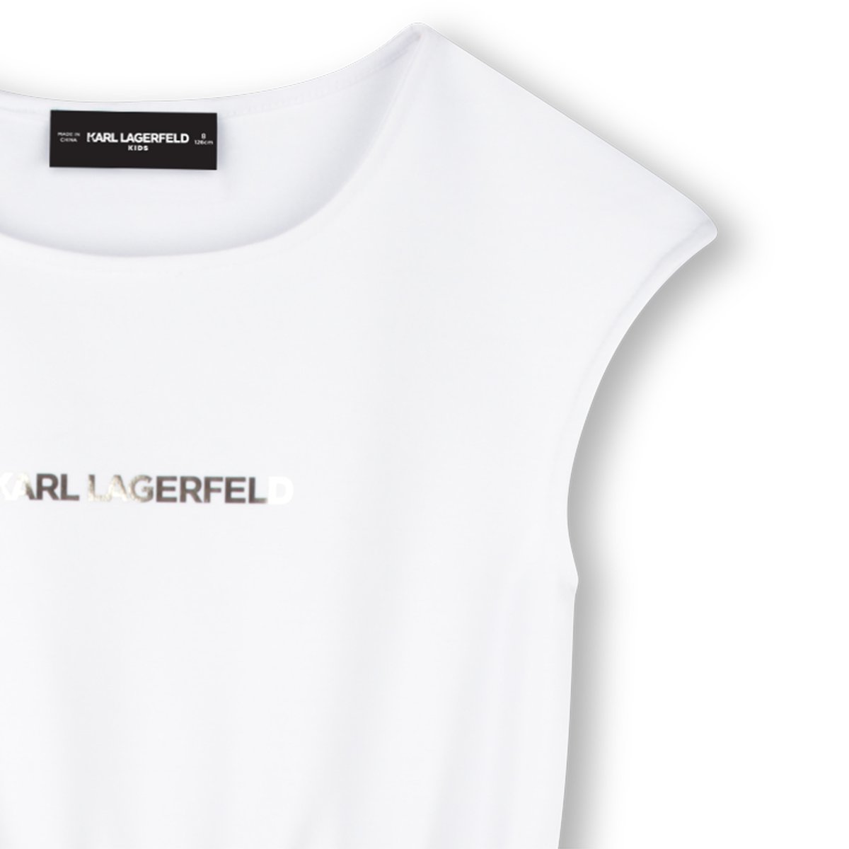 VESTIDO A FANTASIA blanc ecru, KARL LAGERFELD KIDS