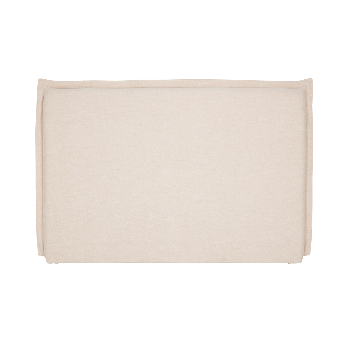 Tête de lit en tissu effet lin beige L160 cm PIA beige, MILIBOO