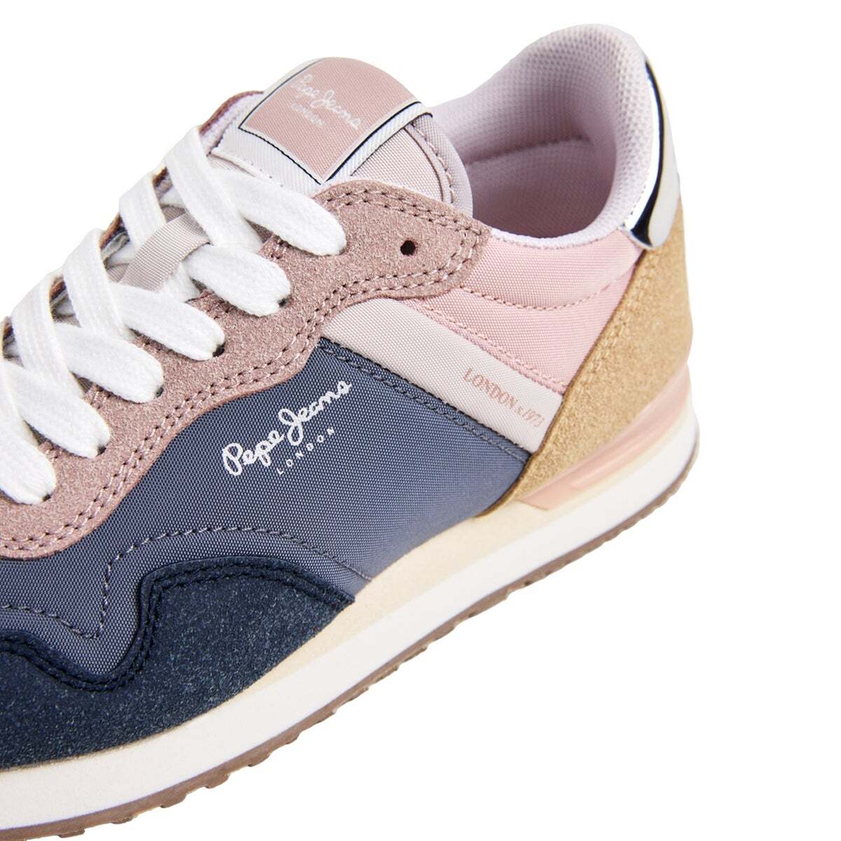 Baskets Combinées bleu jean foncé, PEPE JEANS