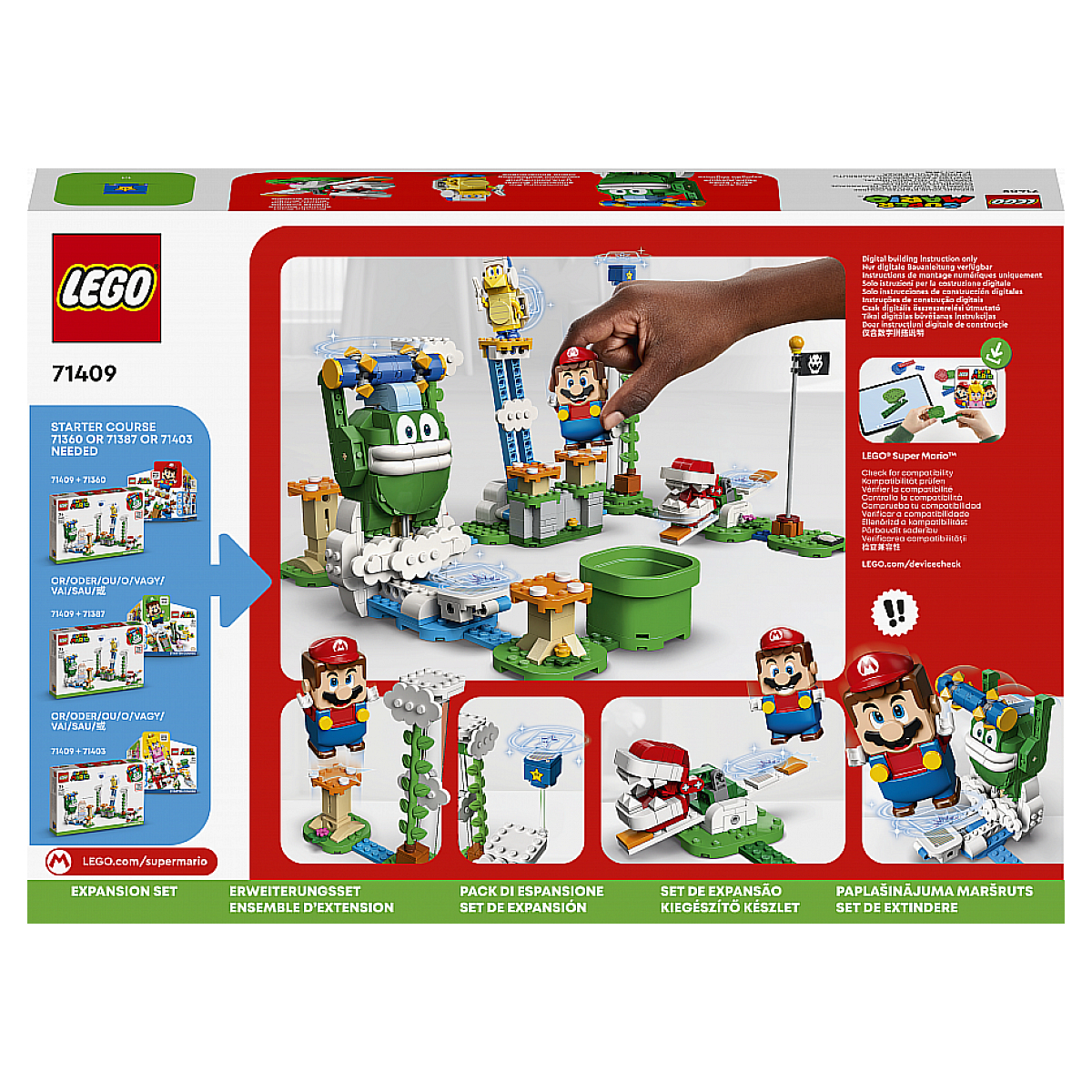 71409 Ensemble dextension le defi du maxi-spike sur un nuage multicolore, LEGO