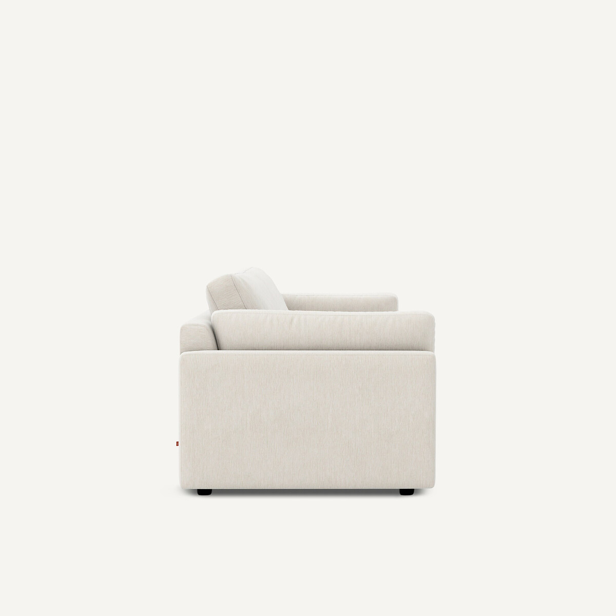 Canapé convertible, en velours chenille, CÉSAR blanc, AM.PM