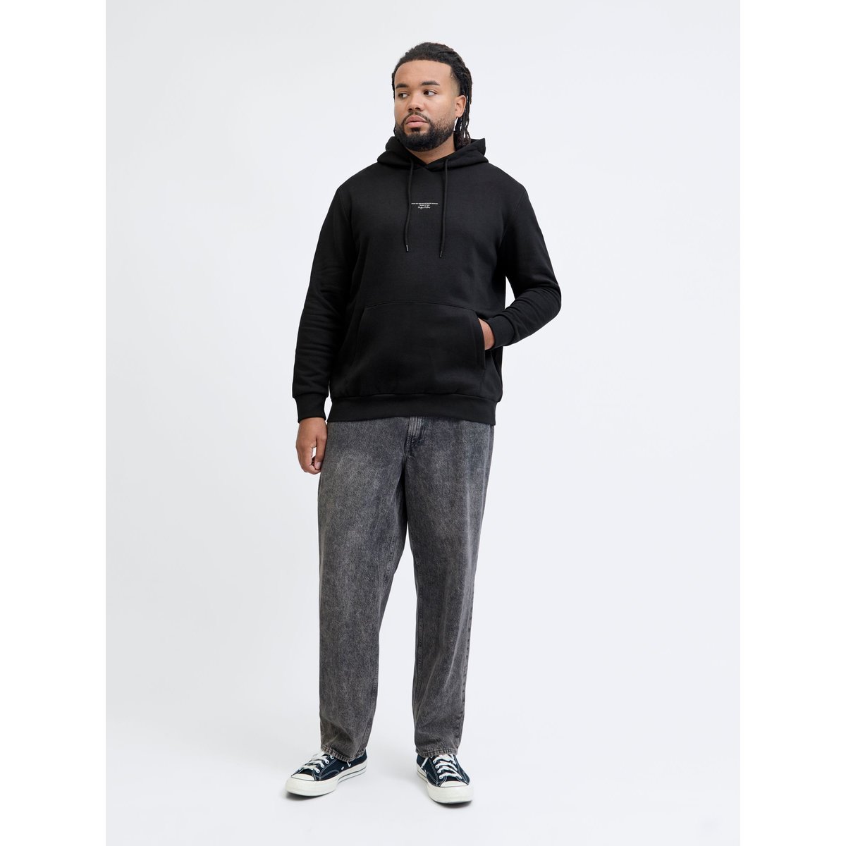 Sweat À Capuche noire - black, JACK & JONES