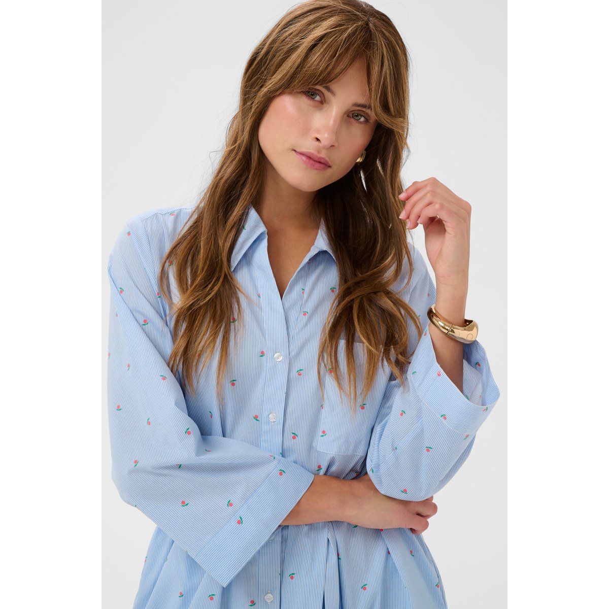 Robe bleu/blanc rayures, CULTURE