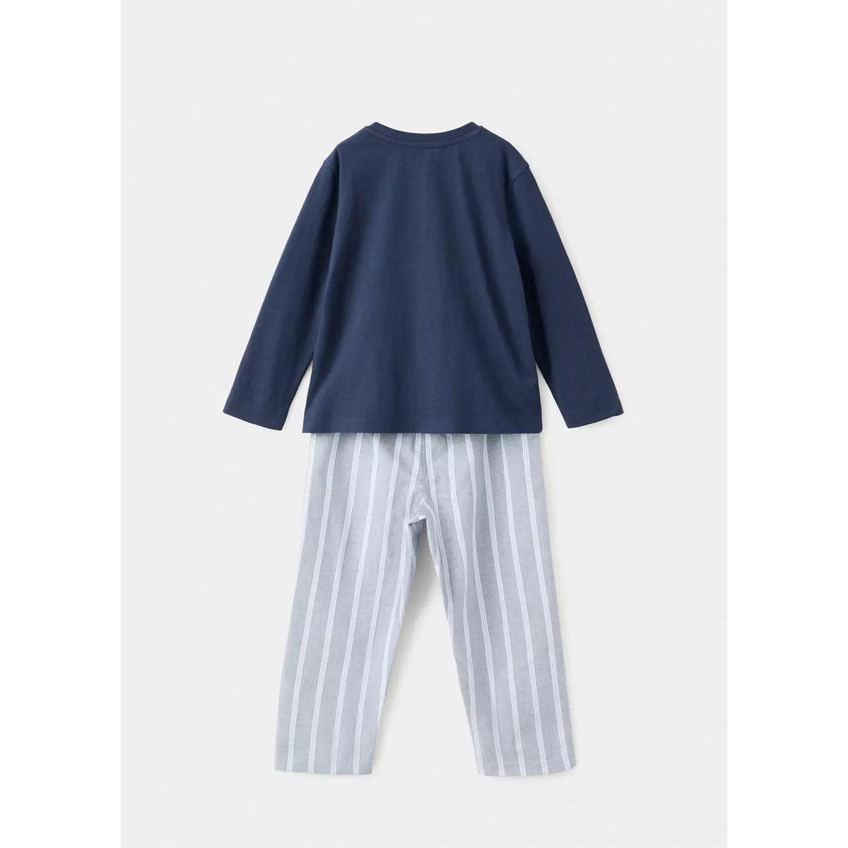Pyjama complet à rayures bleu marine, MANGO BABY