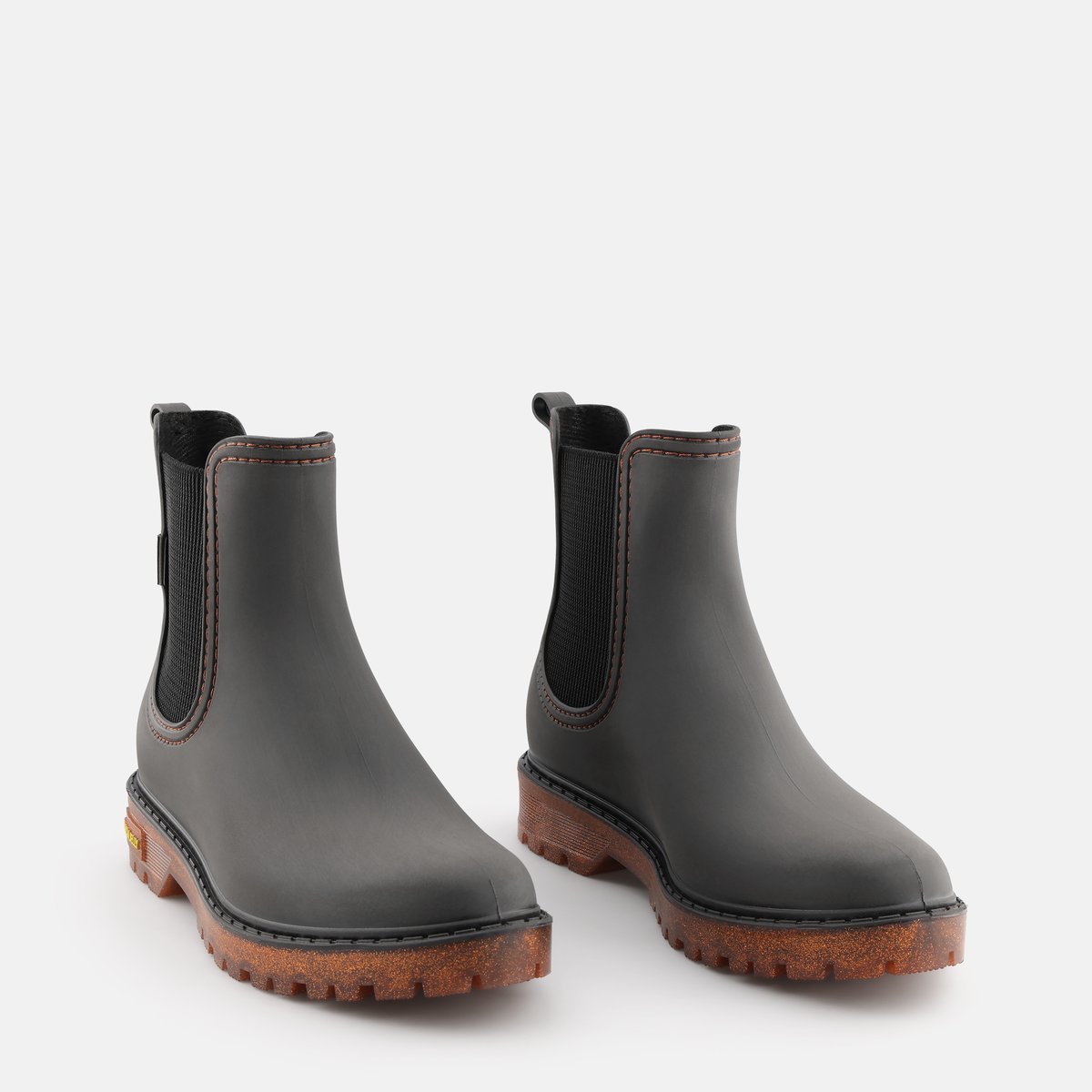Chelsea boots femme mates avec glitter LIRA noire/glitter, LEMON JELLY