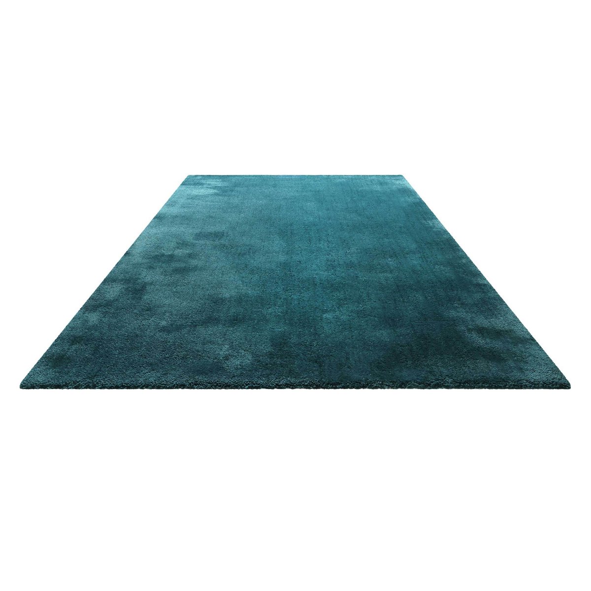 Tapis à poils longs doux pour salon , PISA turquoise/petrol, HOMIE LIVING