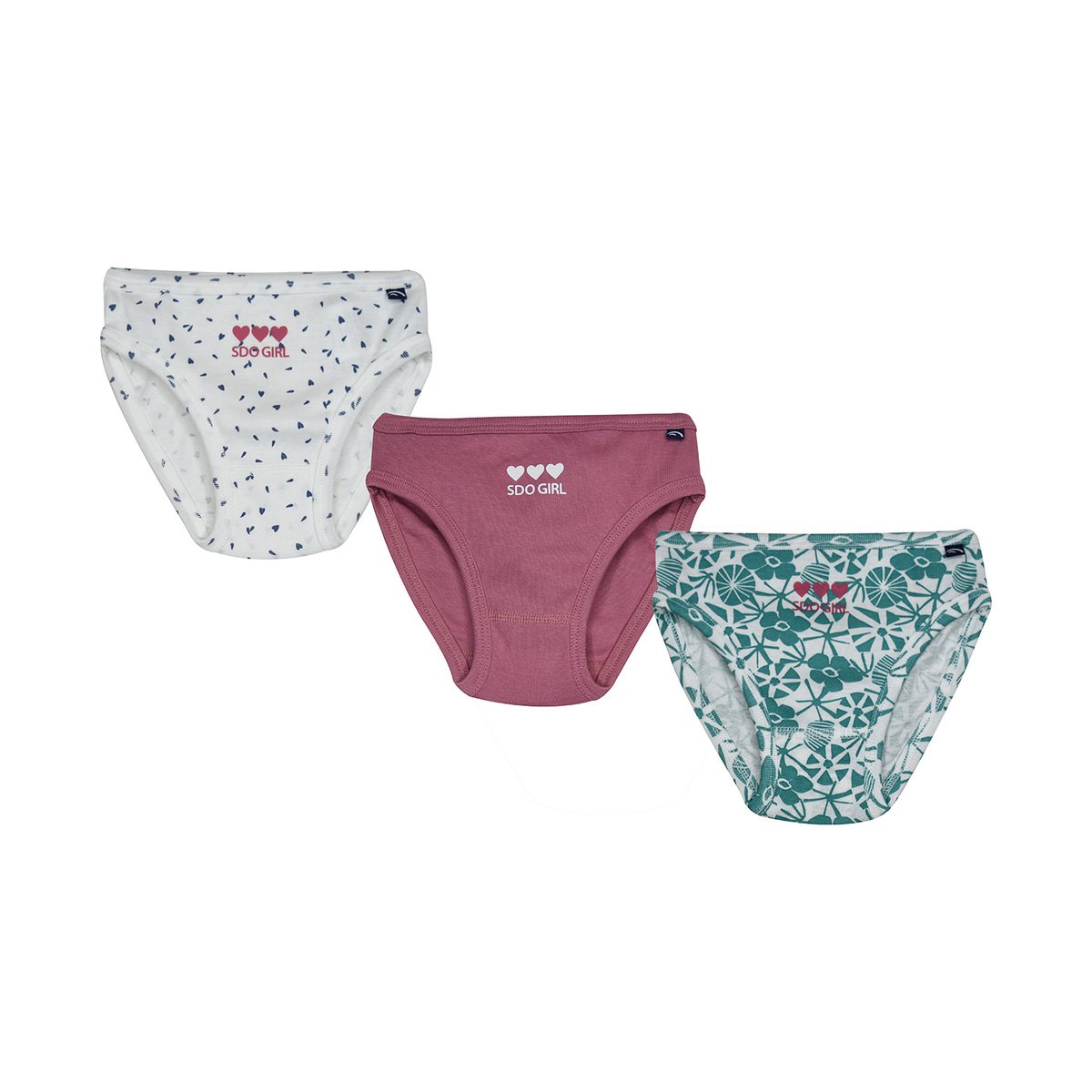 Lot de 3 culottes medina enfant blanc, SUCRE D'ORGE