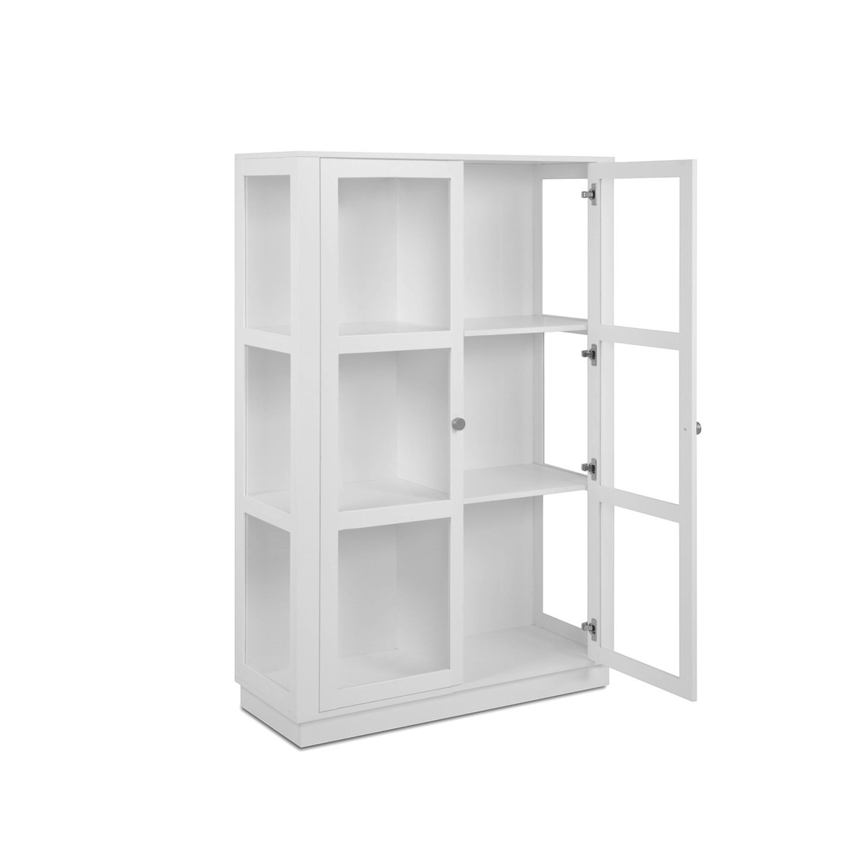 Armoire vitrée blanche 2 portes RAVEN blanc, PIER IMPORT