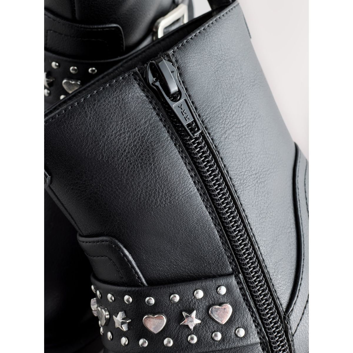 Bottes de motard cloutées noir, NEXT