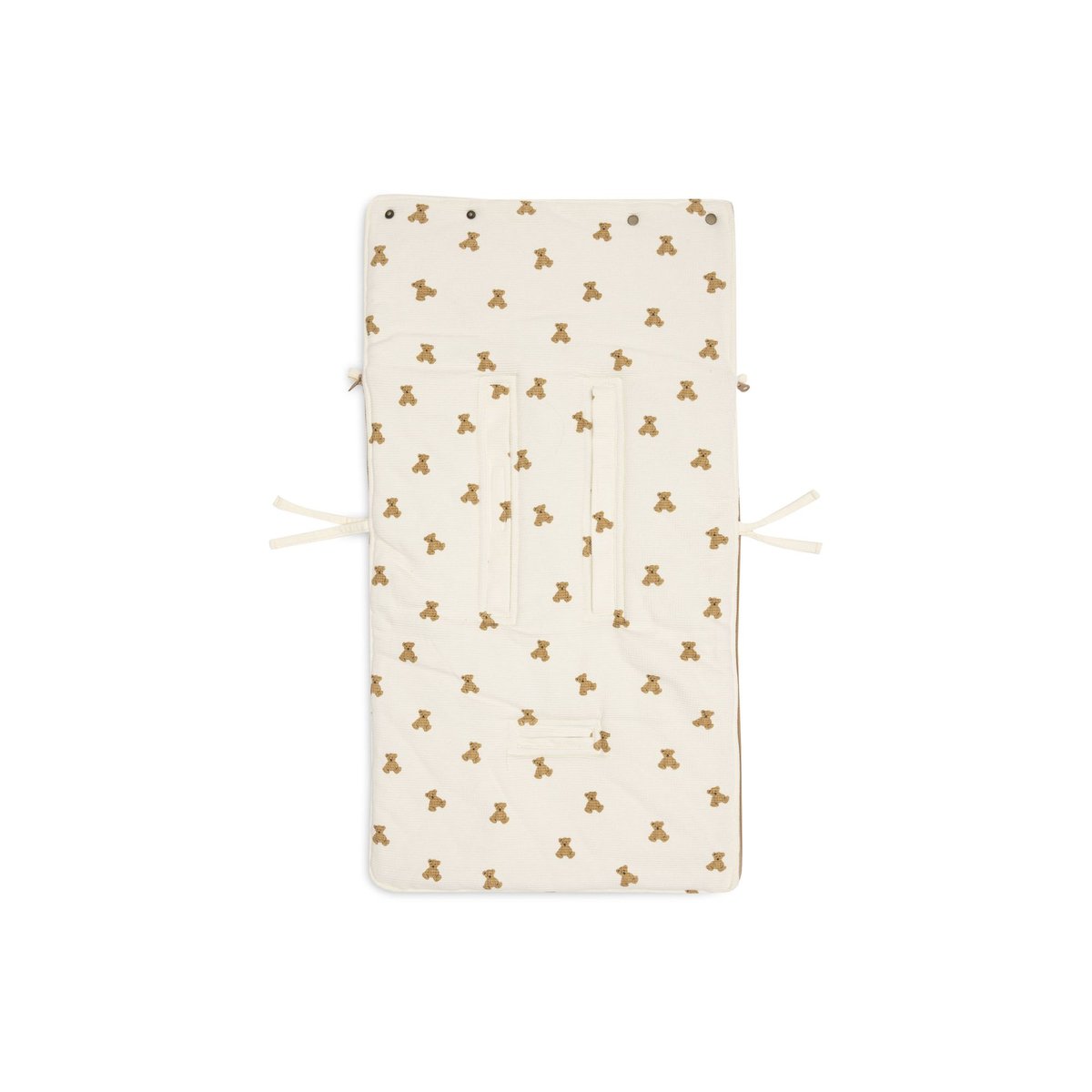 Nid d’ange passe sangle groupe 0+ blanc mini teddy bear, JOLLEIN