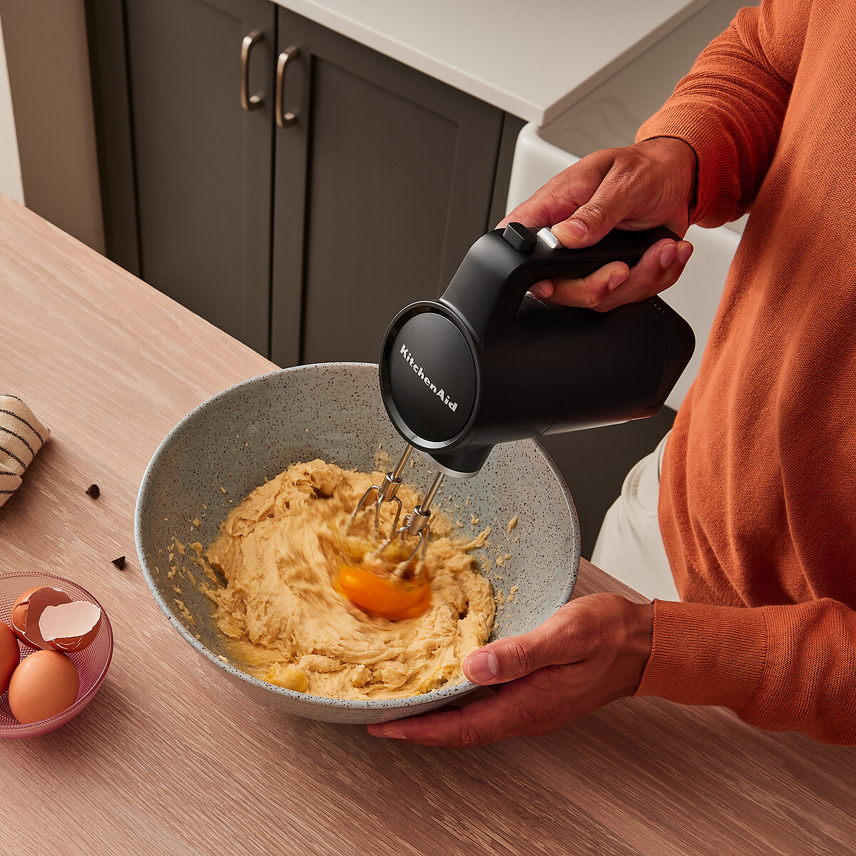 Go Cordless Hand Mixer & Battery - 5KHMR762 black, KITCHENAID
