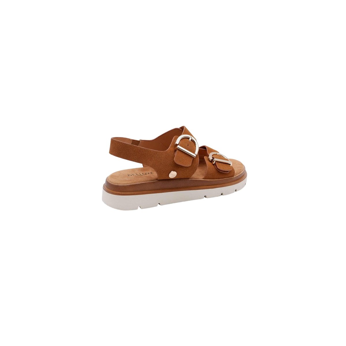 Sandales femme à doubles brides ajustables SOLAL tan, DEELUXE