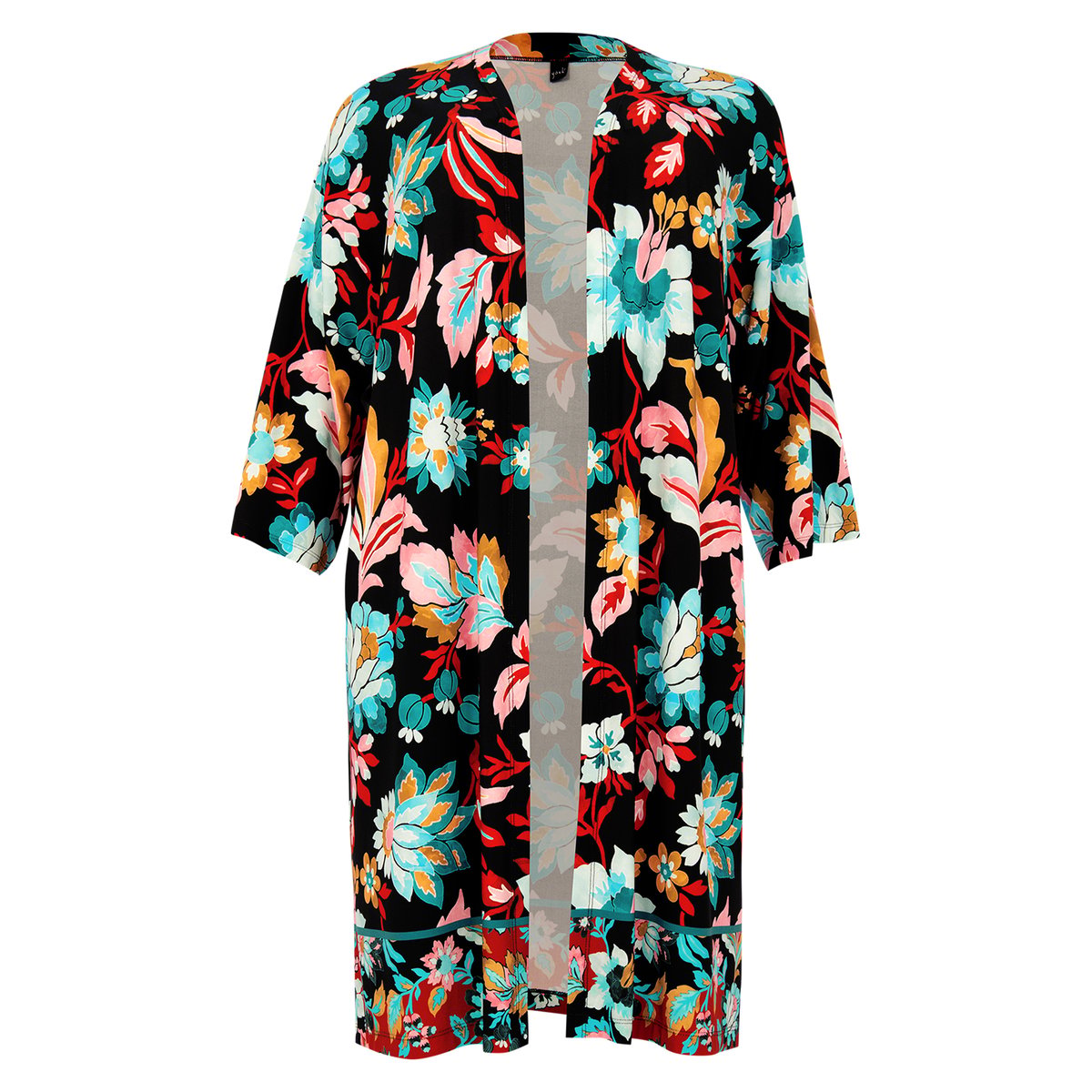Kimono imprimé / imprimée noir, YOEK