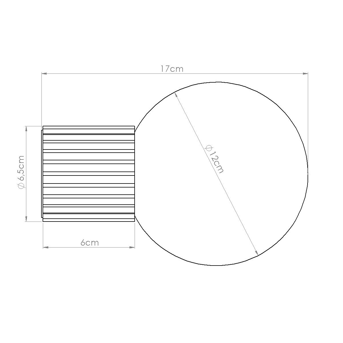 Applique Aluminium Bourgogne G9 1 Halo couleur unique, EDEN