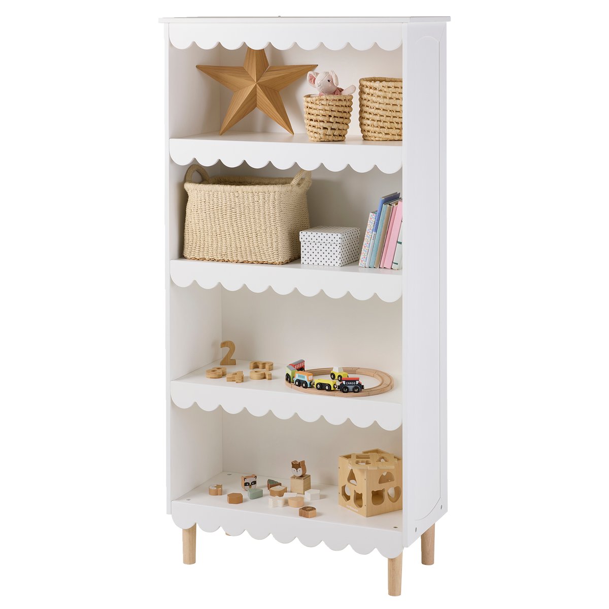 Bibliothèque LIGNE FESTON blanc, VERTBAUDET