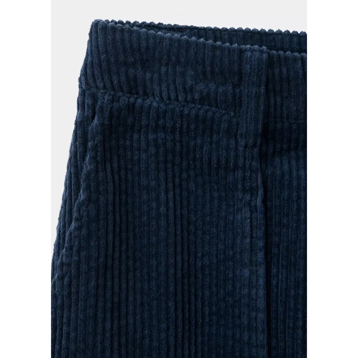 Jupe en velours côtelé coton bleu marine, MANGO KIDS