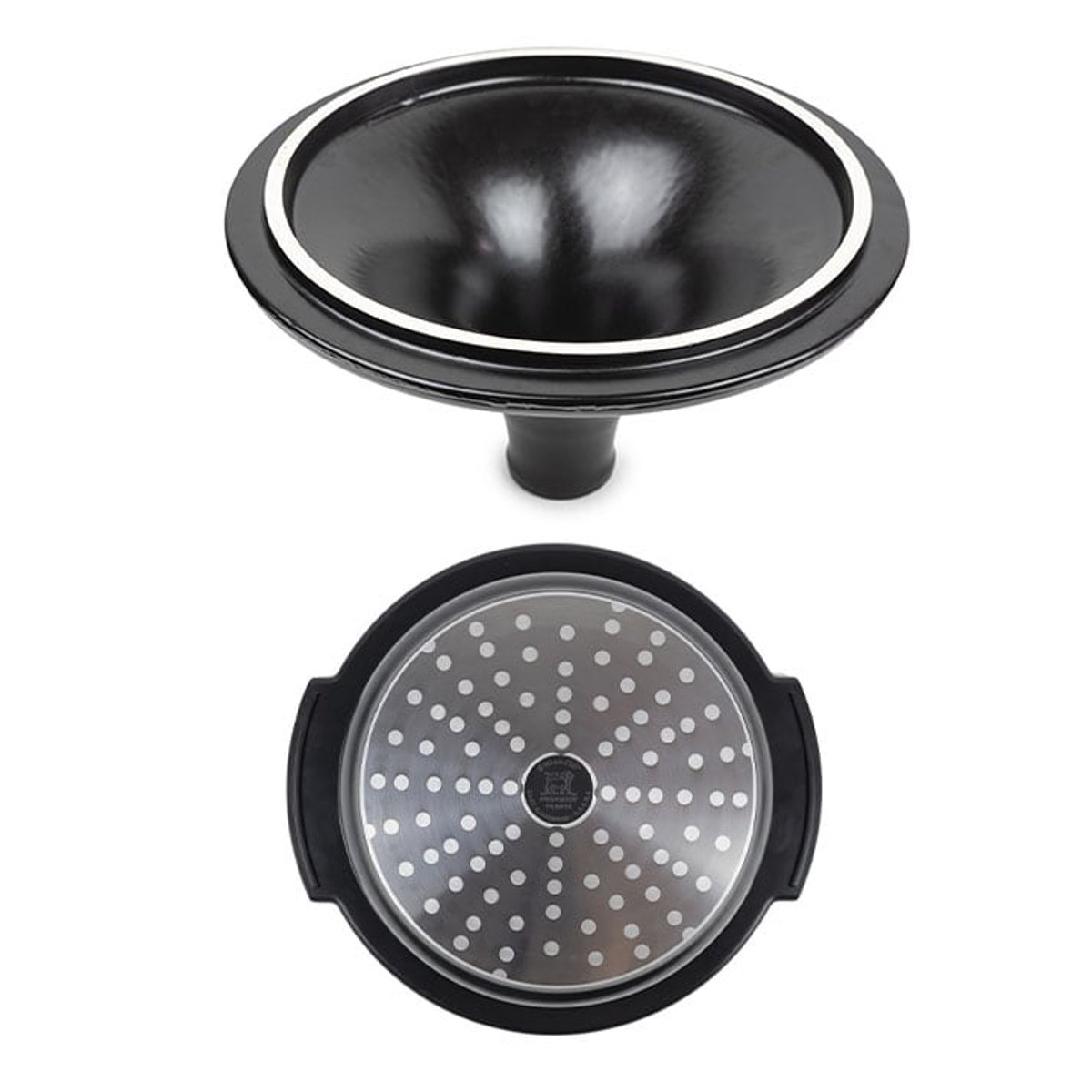 Tajine Tous Feux ATLAS laqué noir, PEUGEOT