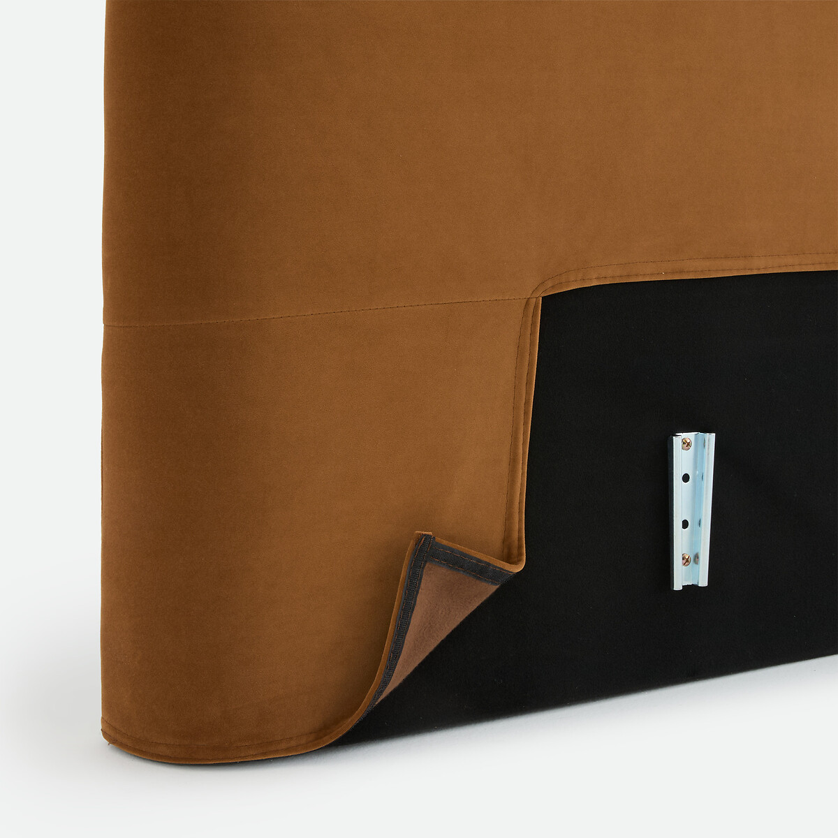 Tête de lit déhoussable, tissu velours, BOLEA bronze, LA REDOUTE INTERIEURS