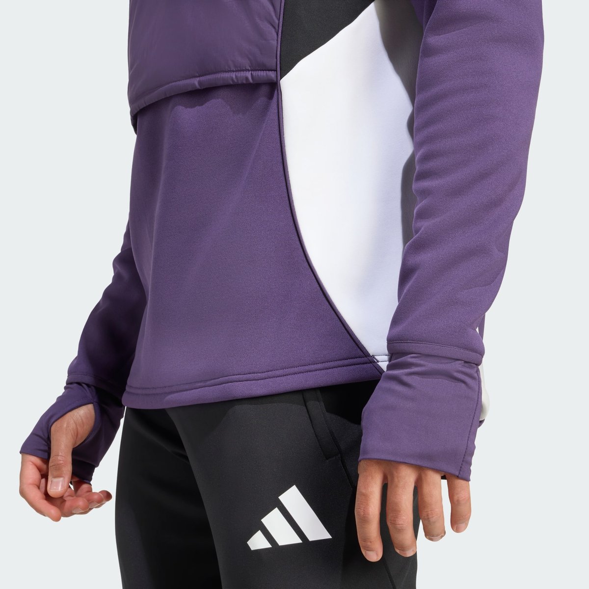 Haut Hiver Manchester United Tiro 25 Competition aurora plum / white / black, adidas Performance