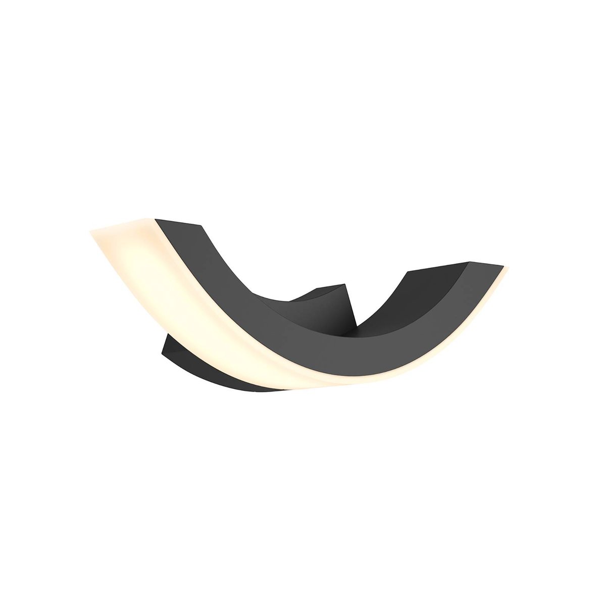 Applique extérieure en aluminium moderneLED anthracite, blanc, LUCANDE