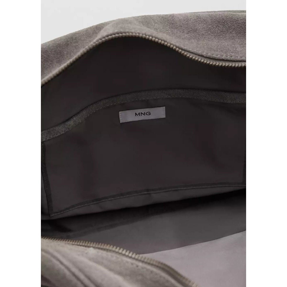 Sac bowling cuir gris, MANGO TEEN