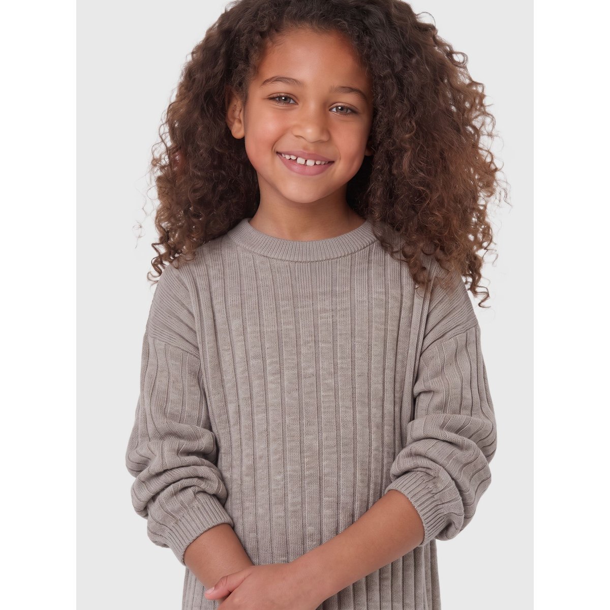 Robe En Maille beige - string, KIDS ONLY