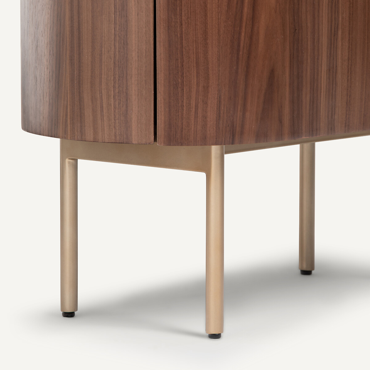 Armoire noyer, plaqué et cuir, Aslen noyer, AM.PM