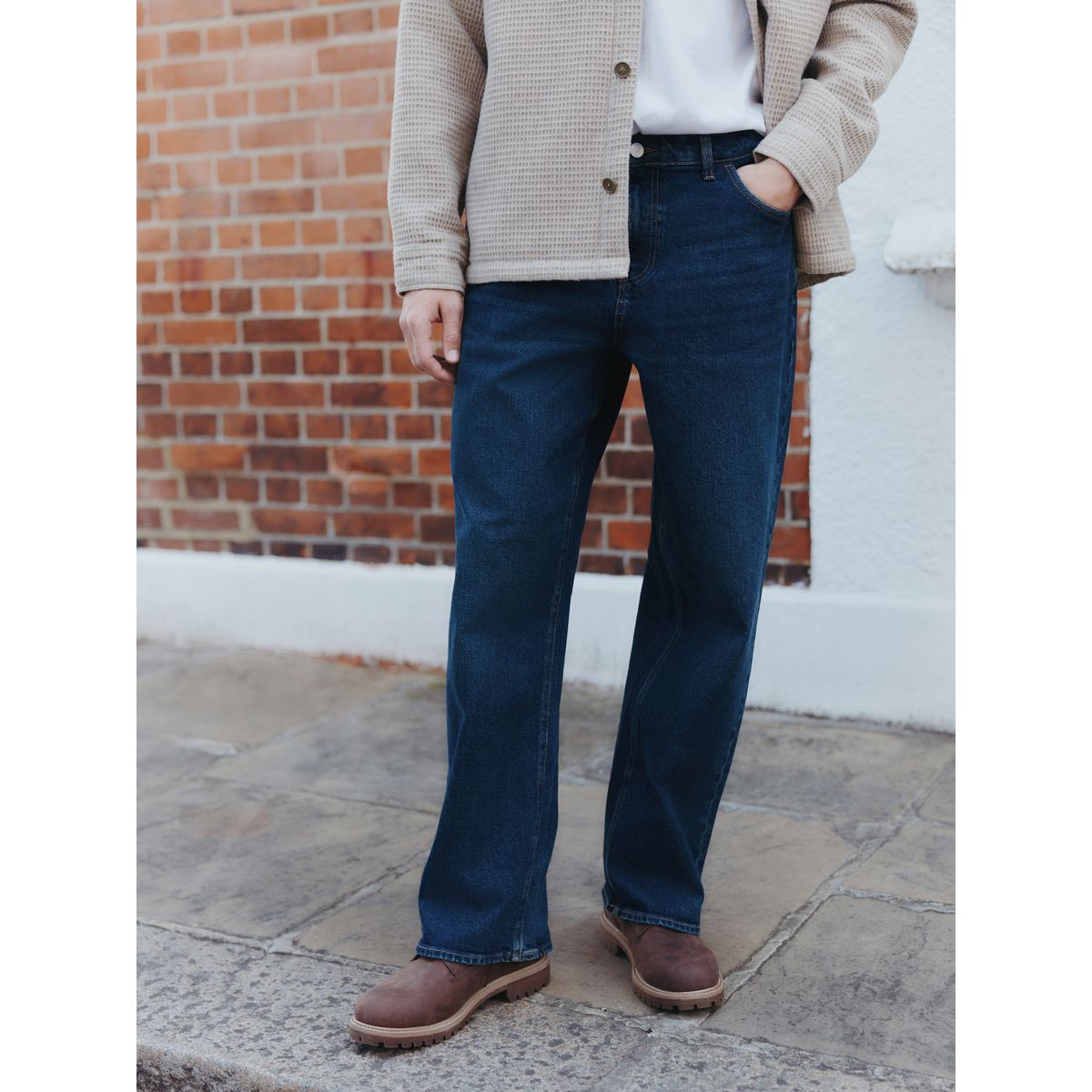 Jean vintage délavé bleu foncé, NEXT