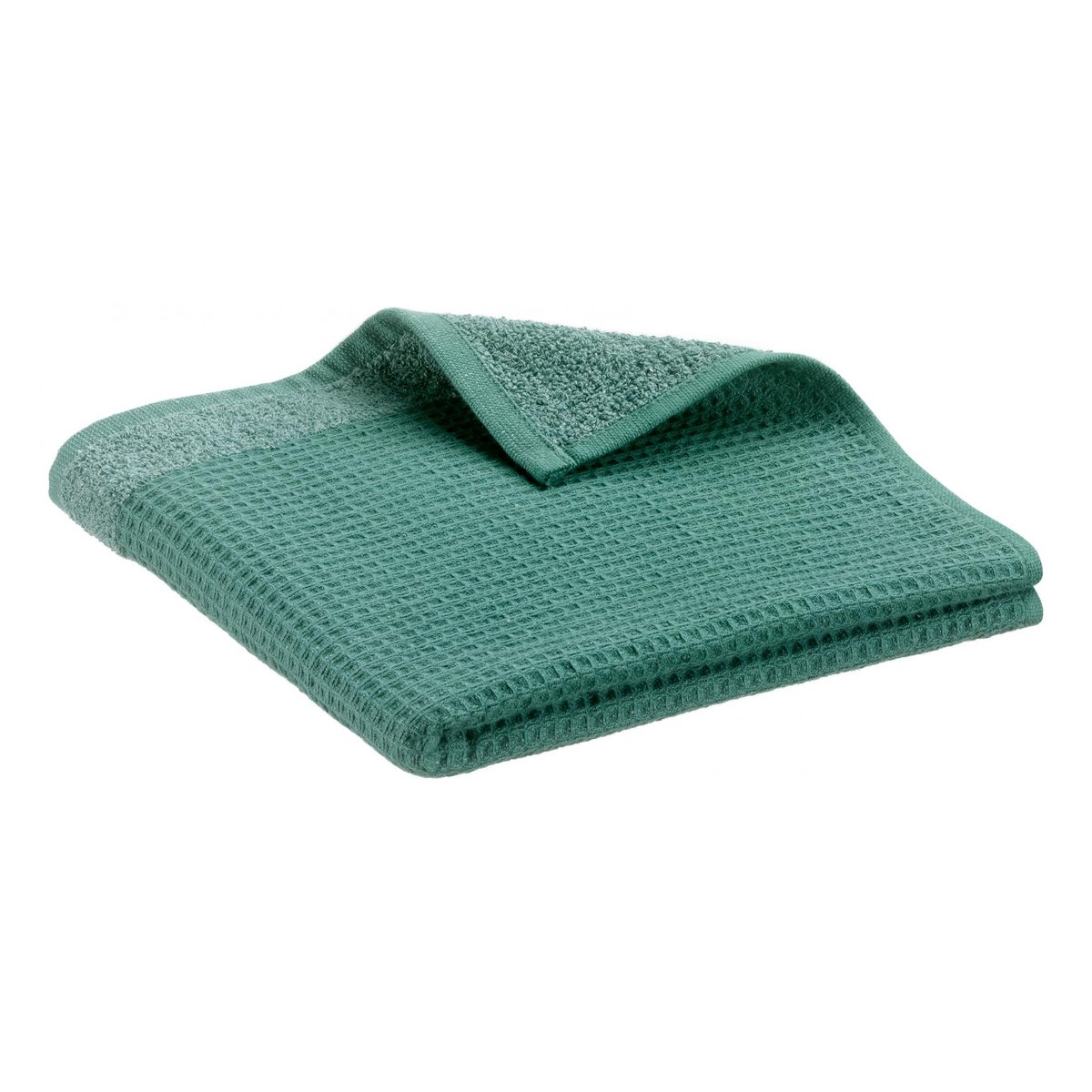 Drap de douche recyclé Abby emeraude, VIVARAISE