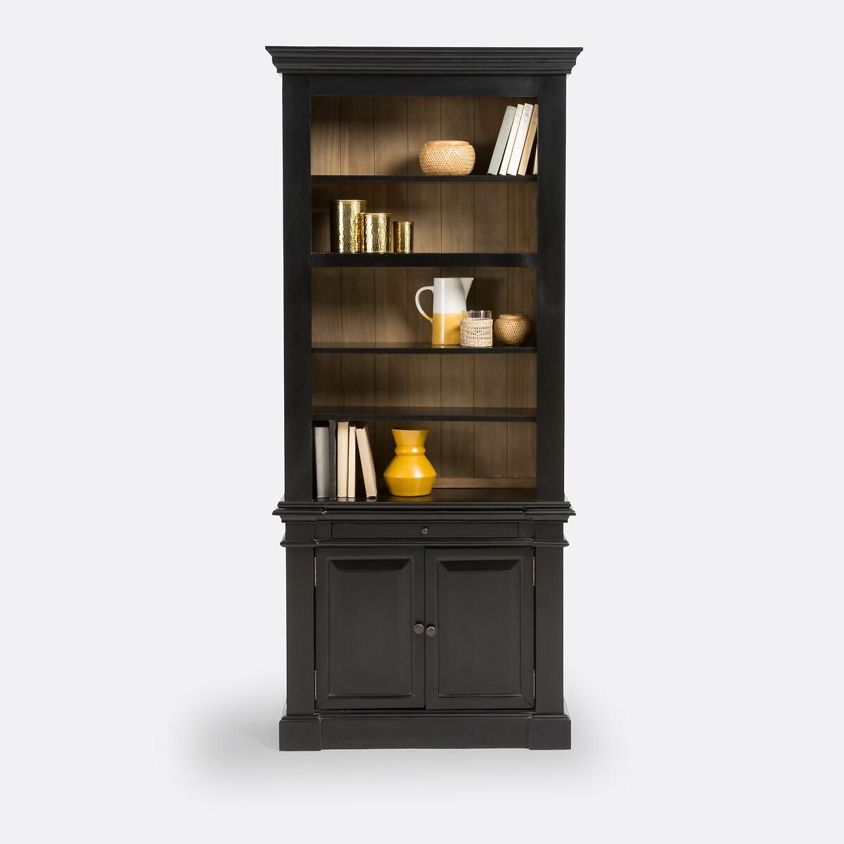 Lipstick Apthocary Cabinet in Solid Pine black, LA REDOUTE INTERIEURS