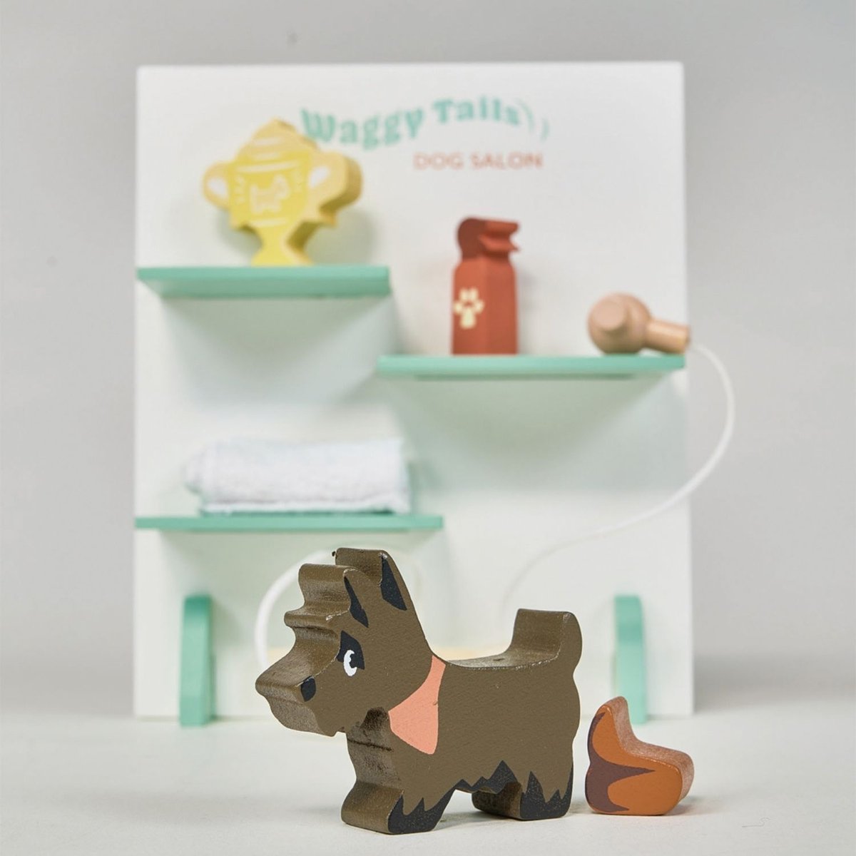 Set salon de toilettage pour chiens Waggy Tails multicolore, TENDER LEAF TOYS