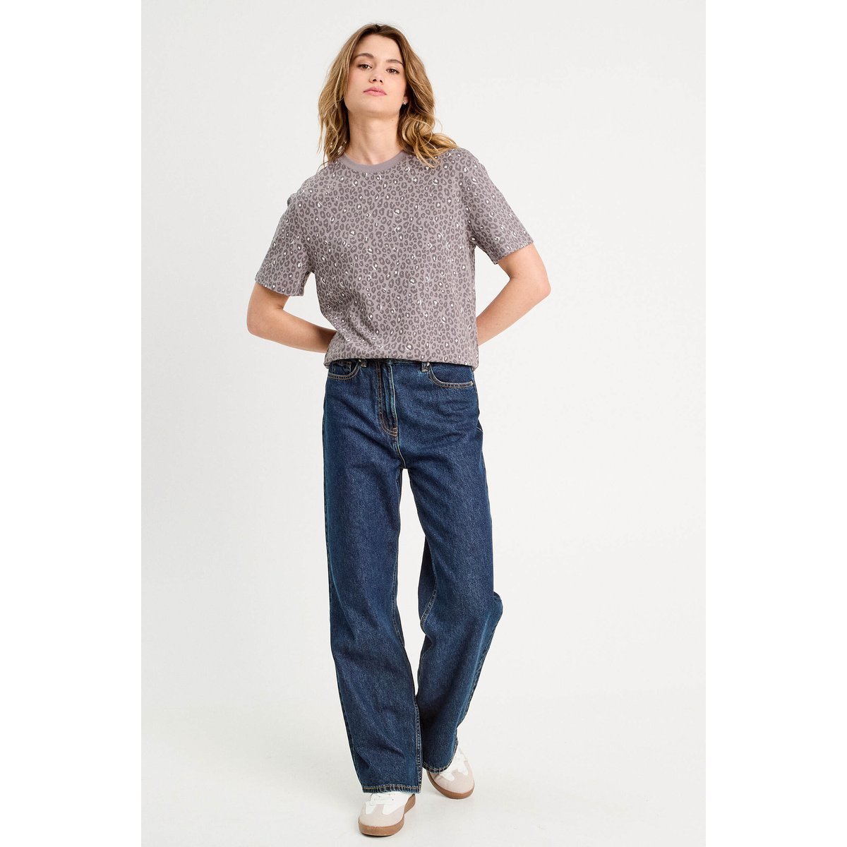 T-shirt manches courtes gris foncé, CACHE CACHE