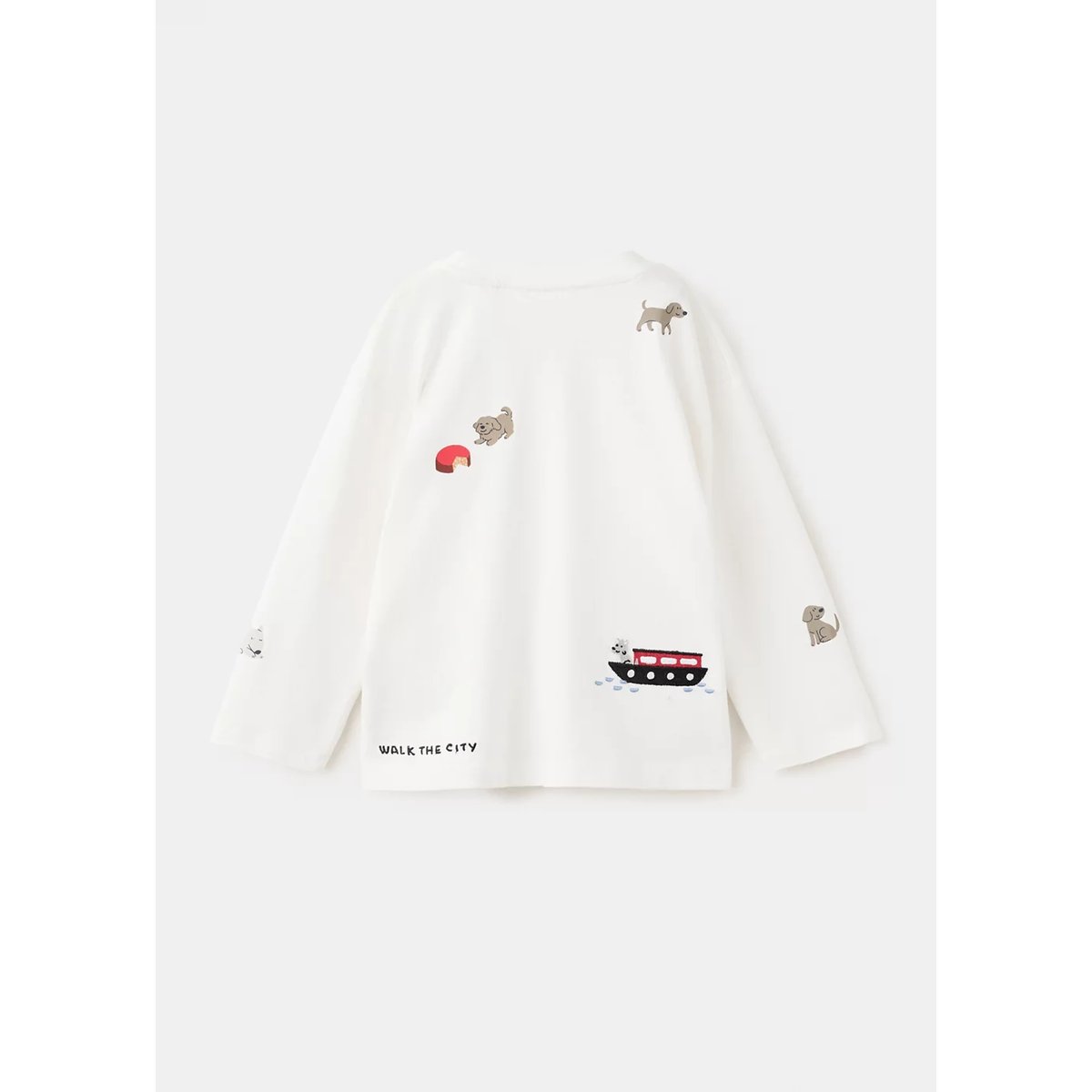 T-shirt coton broderies blanc cassé, MANGO BABY