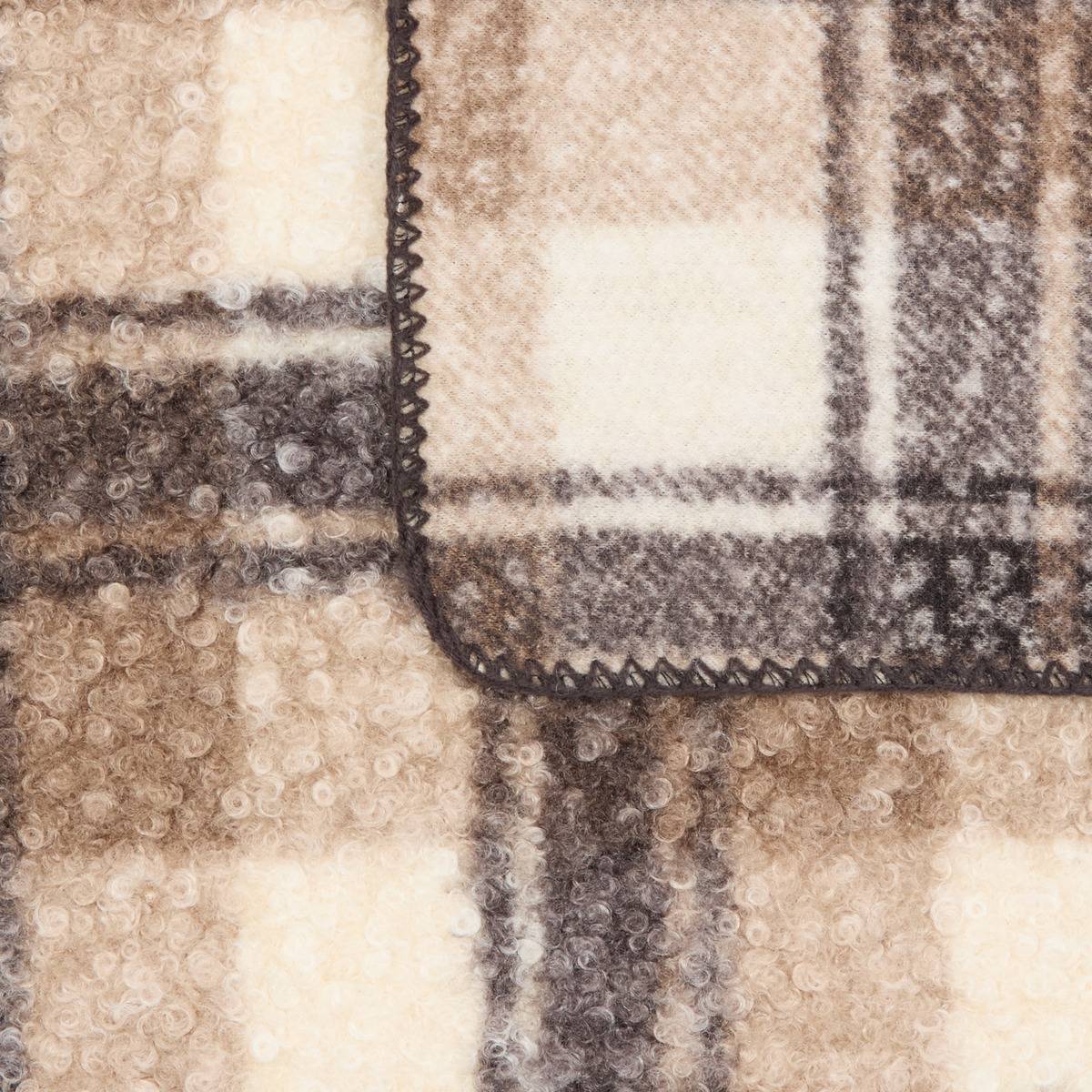 Plaid AUTOMNE beige lin, ATMOSPHERA