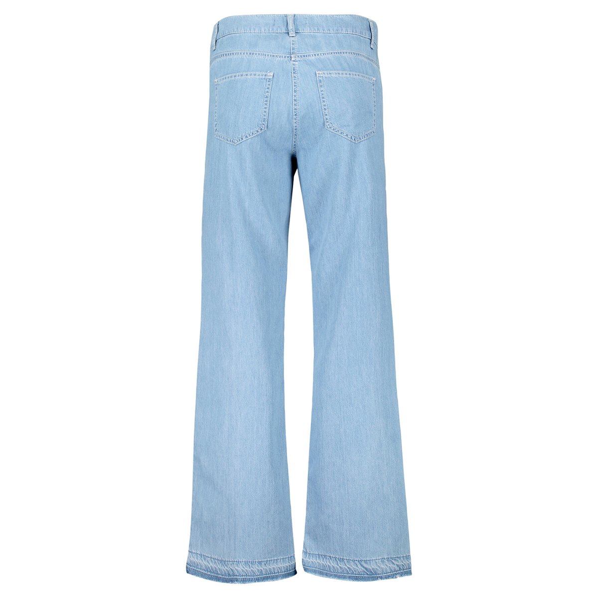 Pantalon casual à bord franc light blue denim, BETTY BARCLAY