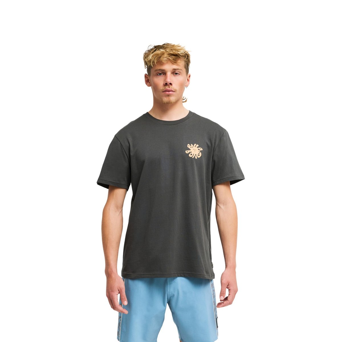 T shirt manches courtes TY WILLIAMS SUN RAYS noir raven, BILLABONG
