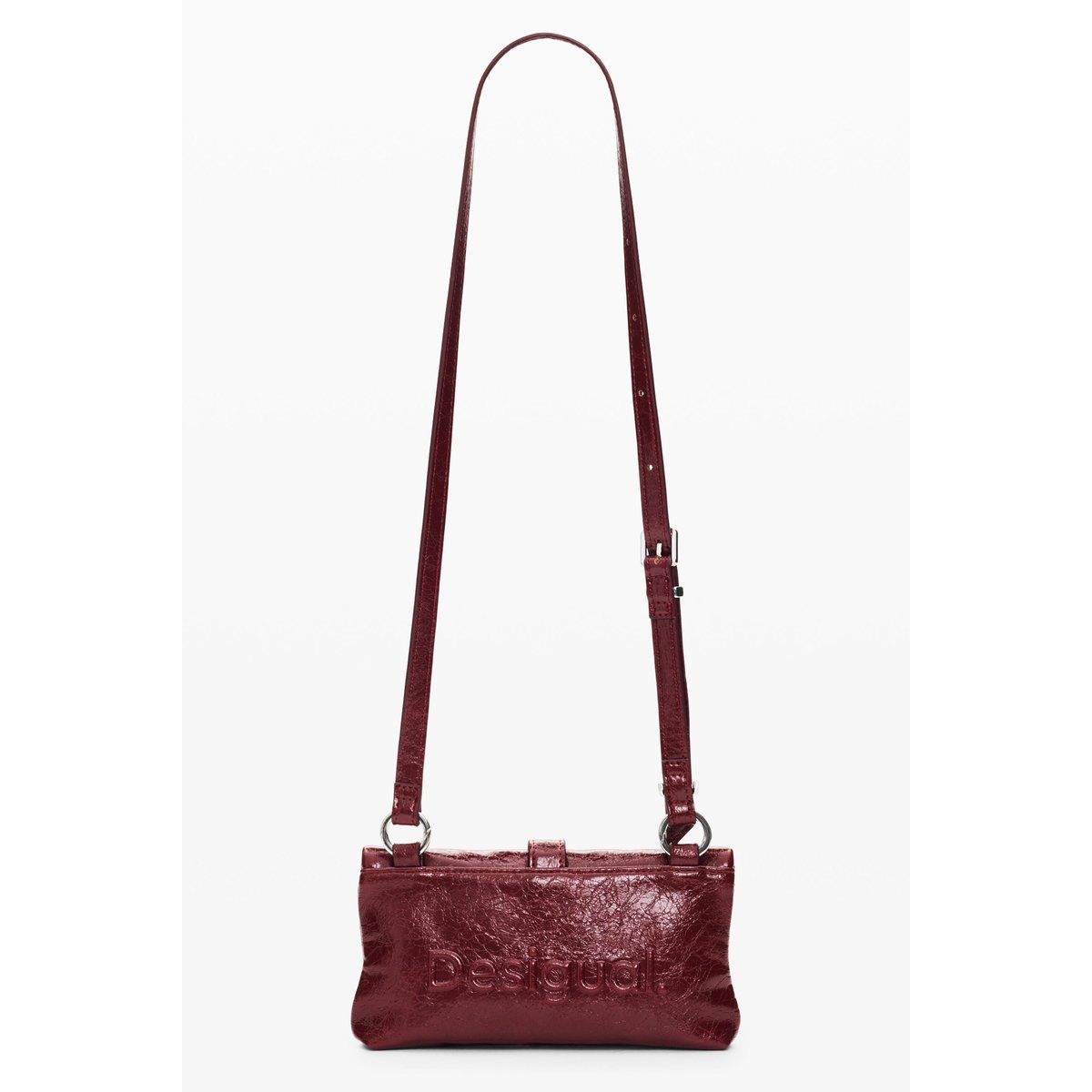 Grand Micro portefeuille pochette rouge, DESIGUAL