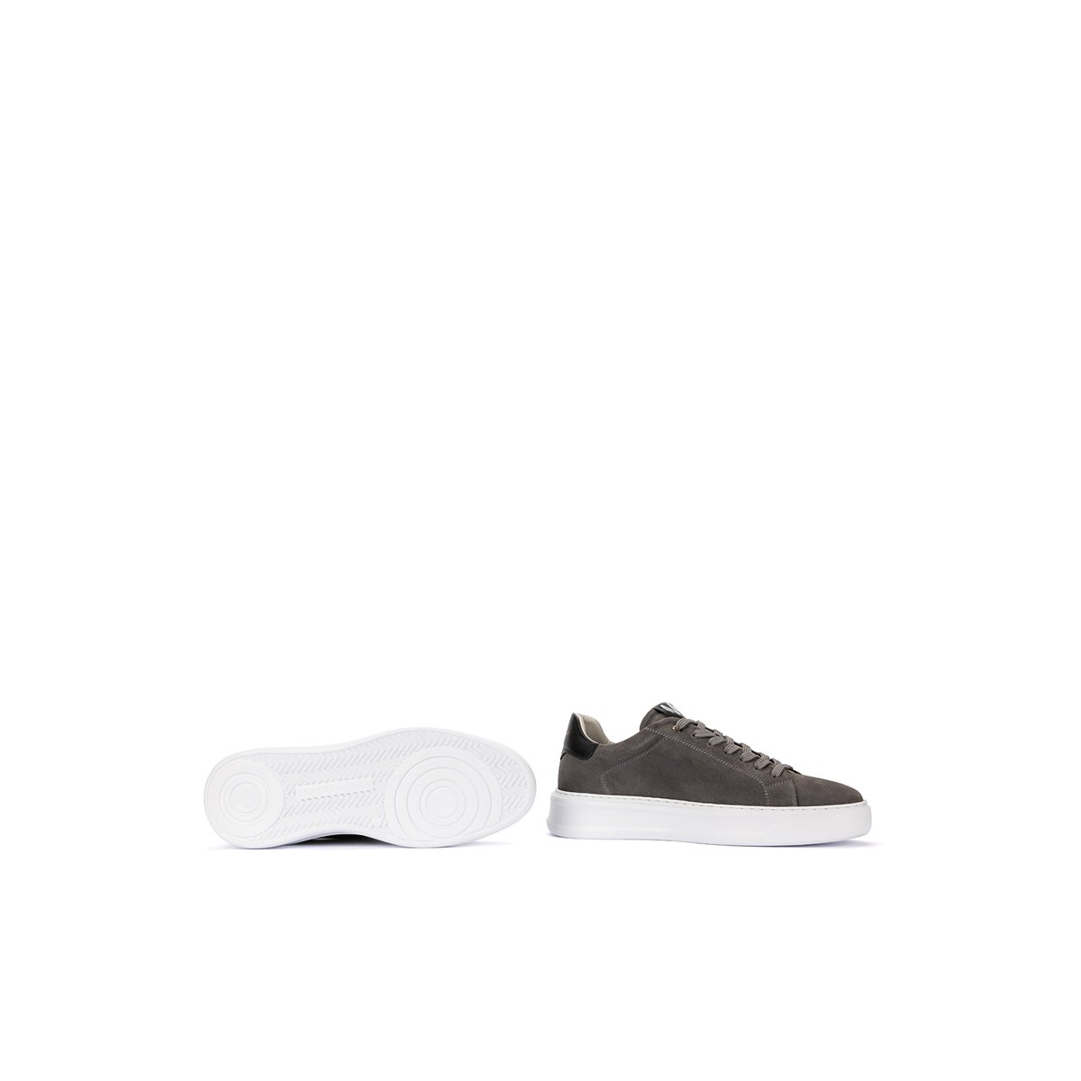 Baskets cuir Sullivan darkgrey, MARTINELLI