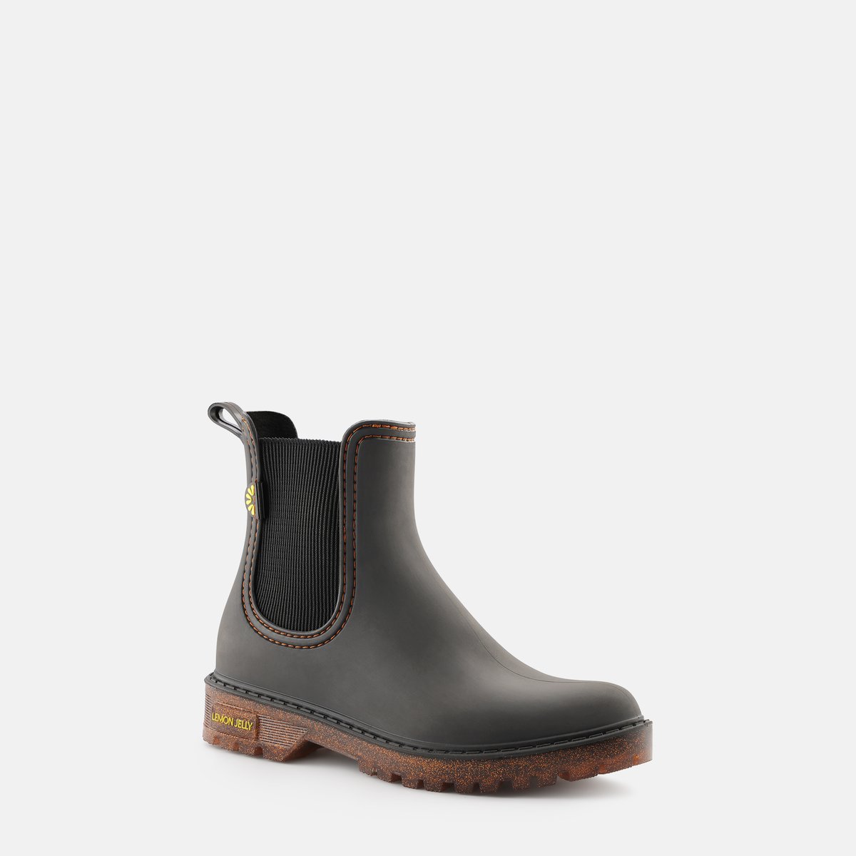 Chelsea boots femme mates avec glitter LIRA noire/glitter, LEMON JELLY