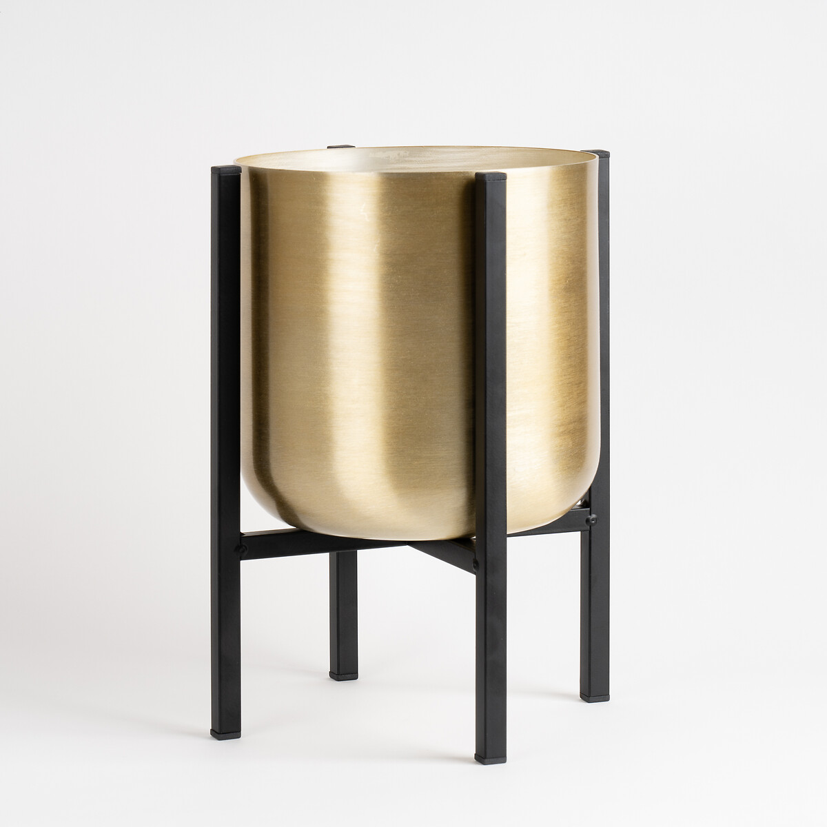 41cm Gold Planter on Stand Large gold-coloured, SO'HOME