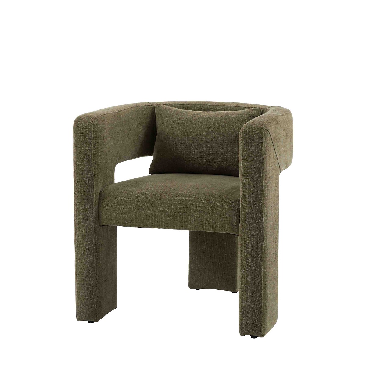 Arthur Sculptural Armchair olive, ÉDITÉ