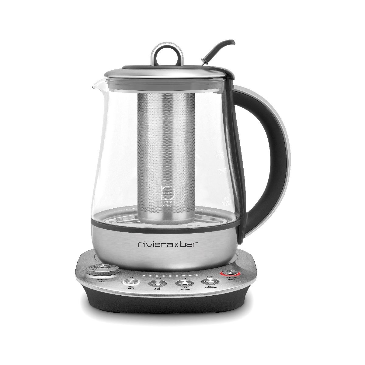 Théière BTH570 inox darjeeling zen argent, RIVIERA & BAR