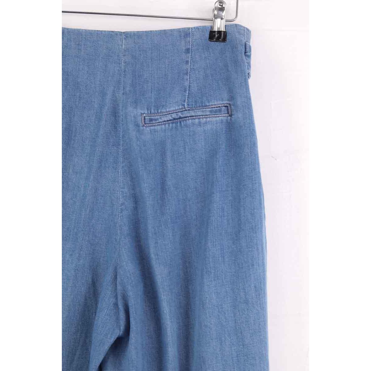 Pantalon large - Très Bon État bleu, SEZANE