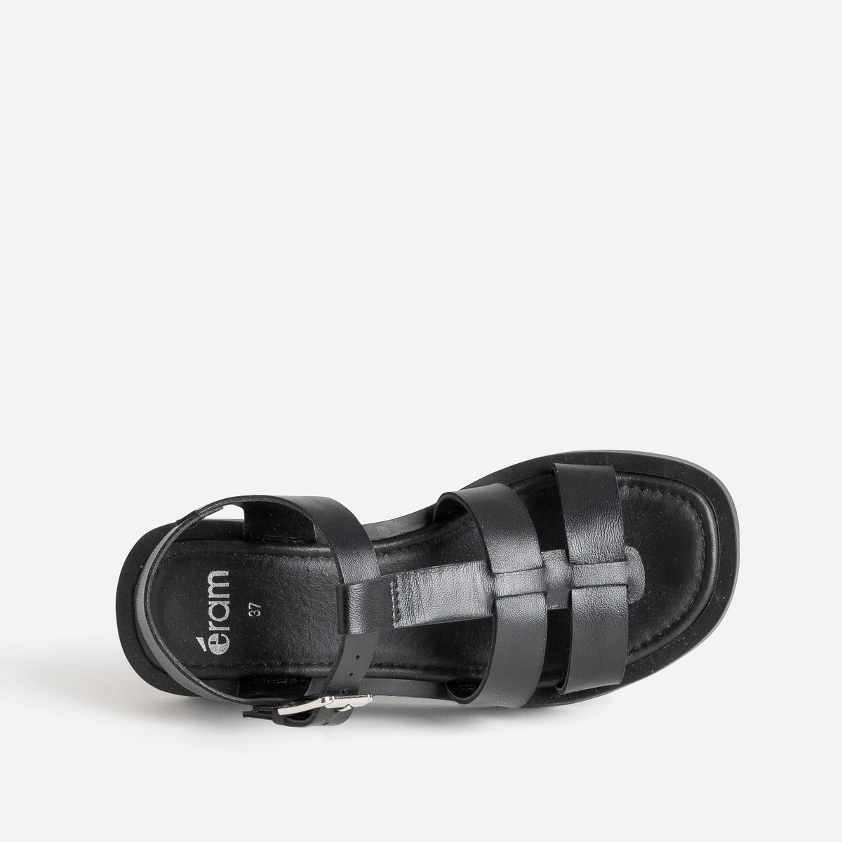 Sandale À Talon en cuir JOANN noir, ERAM
