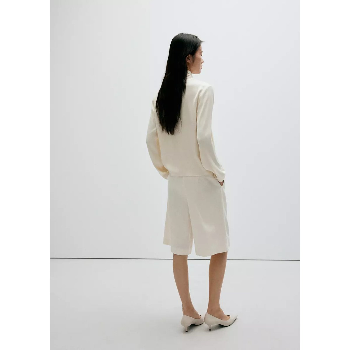 Blouse grana écru, MANGO