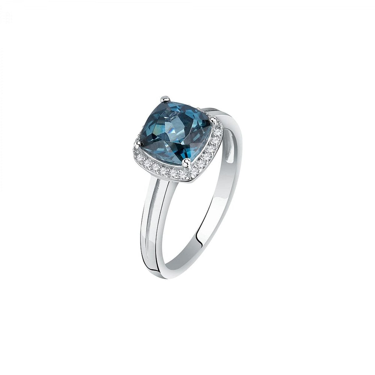 Bagues en Diamant/or 375/1000/topaze et Topaze argent, CLEOR
