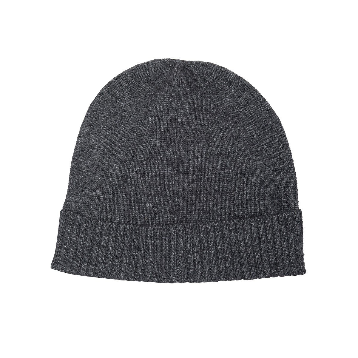 Gorro con vuelta y logotipo antracita, SCHOTT