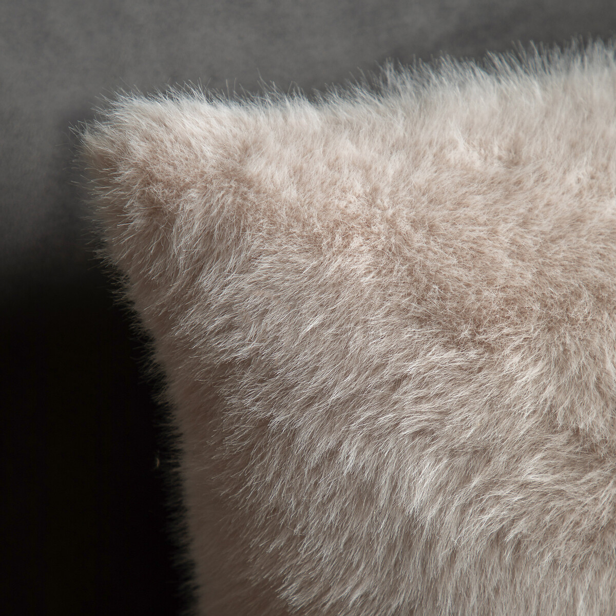 Mabel Faux Fur Cushion brown              , ÉDITÉ