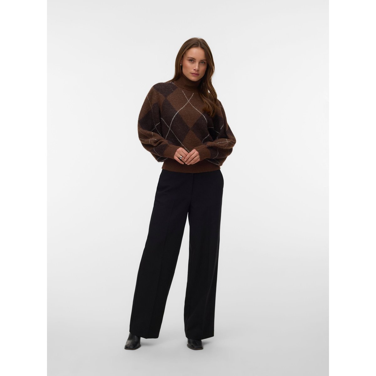 Pull En Maille cocoa brown, VERO MODA