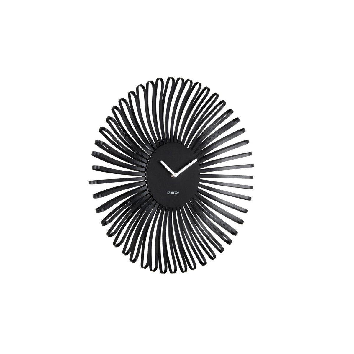 Horloge Murale Métal POLO noir, KARLSSON